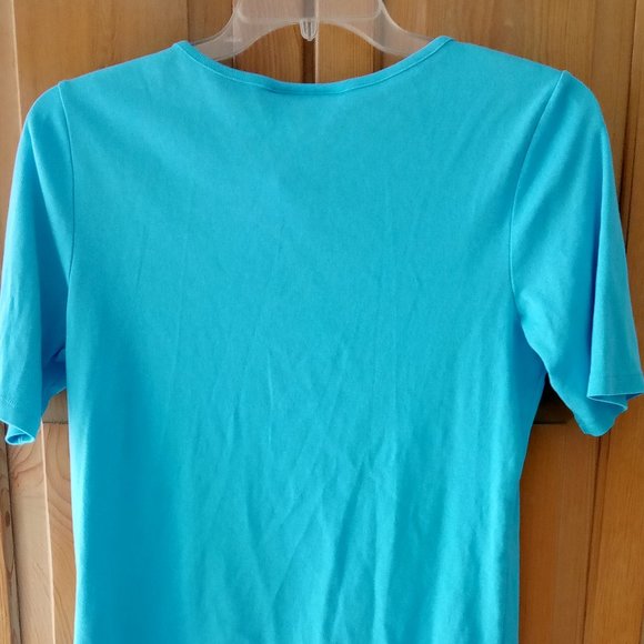 Karen Scott Blue Size Large - Picture 2 of 3